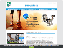 Tablet Screenshot of medislipper-medisport.com